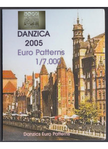 DANZICA 2005 serie completa 8 monete coin collection prova